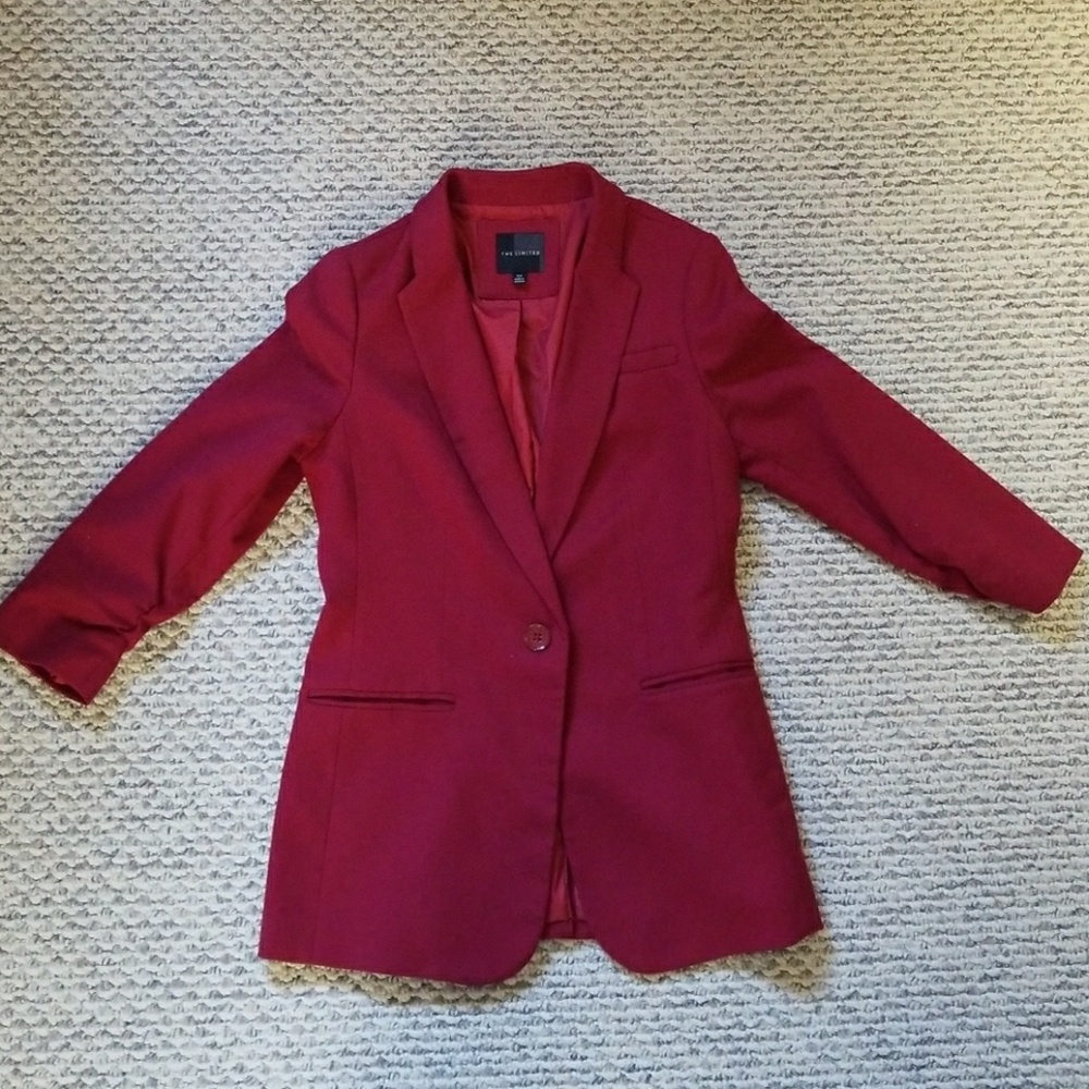 Limited red blazer